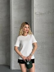 Massimo Dutti Basic T-Shirt Beyaz