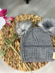 PONPONLU YÜN BERE GRİ