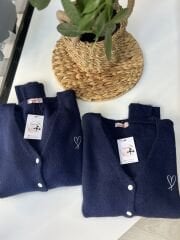 Pinterest Hırka Standart Bedenli Lacivert